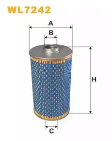 WL7242 WIX FILTERS Масляный фильтр WL7242 WIX FILTERS Масляный фильтр