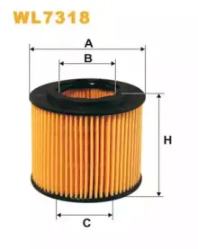 WL7318 WIX FILTERS Масляный фильтр WL7318 WIX FILTERS Масляный фильтр