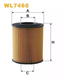 WL7460 WIX FILTERS Масляный фильтр WL7460 WIX FILTERS Масляный фильтр