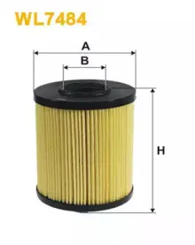 WL7484 WIX FILTERS Масляный фильтр WL7484 WIX FILTERS Масляный фильтр