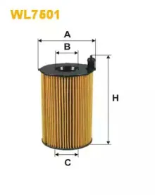 WL7501 WIX FILTERS Масляный фильтр WL7501 WIX FILTERS Масляный фильтр
