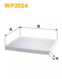 WP2024 WIX FILTERS Фильтр, воздух во внутренном пространстве WP2024 WIX FILTERS Фильтр, воздух во внутренном пространстве