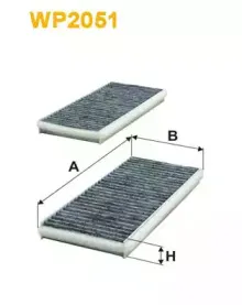 WP2051 WIX FILTERS Фильтр, воздух во внутренном пространстве WP2051 WIX FILTERS Фильтр, воздух во внутренном пространстве