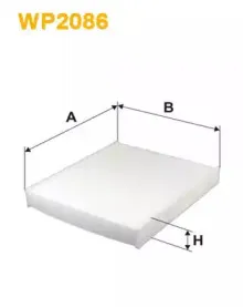 WP2086 WIX FILTERS Фильтр, воздух во внутренном пространстве WP2086 WIX FILTERS Фильтр, воздух во внутренном пространстве