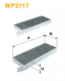 WP2117 WIX FILTERS Фильтр, воздух во внутренном пространстве WP2117 WIX FILTERS Фильтр, воздух во внутренном пространстве