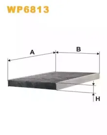 WP6813 WIX FILTERS Фильтр, воздух во внутренном пространстве WP6813 WIX FILTERS Фильтр, воздух во внутренном пространстве