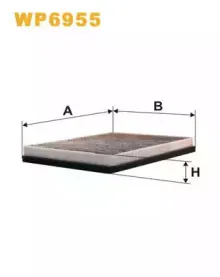 WP6955 WIX FILTERS Фильтр, воздух во внутренном пространстве WP6955 WIX FILTERS Фильтр, воздух во внутренном пространстве