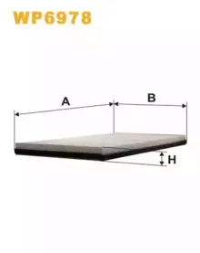 WP6978 WIX FILTERS Фильтр, воздух во внутренном пространстве WP6978 WIX FILTERS Фильтр, воздух во внутренном пространстве