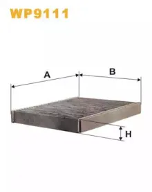 WP9111 WIX FILTERS Фильтр, воздух во внутренном пространстве WP9111 WIX FILTERS Фильтр, воздух во внутренном пространстве