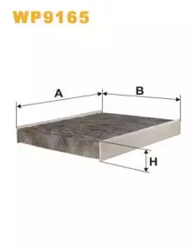 WP9165 WIX FILTERS Фильтр, воздух во внутренном пространстве WP9165 WIX FILTERS Фильтр, воздух во внутренном пространстве