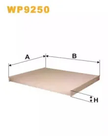 WP9250 WIX FILTERS Фильтр, воздух во внутренном пространстве WP9250 WIX FILTERS Фильтр, воздух во внутренном пространстве