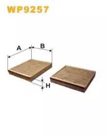 WP9257 WIX FILTERS Фильтр, воздух во внутренном пространстве WP9257 WIX FILTERS Фильтр, воздух во внутренном пространстве