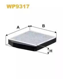 WP9317 WIX FILTERS Фильтр, воздух во внутренном пространстве WP9317 WIX FILTERS Фильтр, воздух во внутренном пространстве