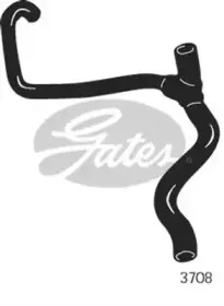 3708 GATES Шланг радиатора 3708 GATES Шланг радиатора