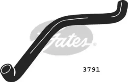 3791 GATES Шланг радиатора 3791 GATES Шланг радиатора