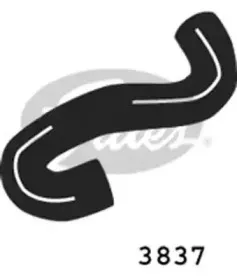 3837 GATES Шланг радиатора 3837 GATES Шланг радиатора