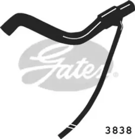 3838 GATES Шланг радиатора 3838 GATES Шланг радиатора