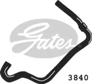 3840 GATES Шланг радиатора 3840 GATES Шланг радиатора