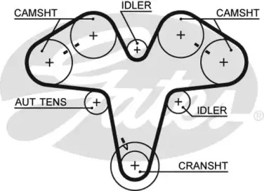 5476XS GATES Ремень ГРМ 5476XS GATES Ремень ГРМ