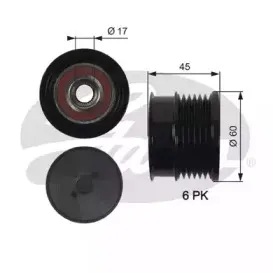 OAP7156 GATES Механизм свободного хода генератора OAP7156 GATES Механизм свободного хода генератора
