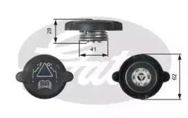 RC219 GATES Крышка, резервуар охлаждающей жидкости RC219 GATES Крышка, резервуар охлаждающей жидкости