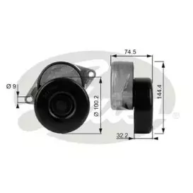 T38101 GATES Натяжной ролик, поликлиновойремень T38101 GATES Натяжной ролик, поликлиновойремень