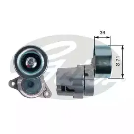 T39133 GATES Натяжной ролик, поликлиновойремень T39133 GATES Натяжной ролик, поликлиновойремень