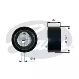 T43035 GATES Натяжной ролик, ремень ГРМ T43035 GATES Натяжной ролик, ремень ГРМ