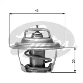 TH02791G1 GATES Термостат, охлаждающая жидкость TH02791G1 GATES Термостат, охлаждающая жидкость