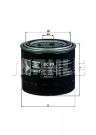 KC 99 KNECHT Топливный фильтр KC 99 KNECHT Топливный фильтр