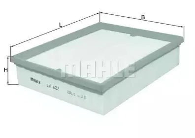 LX 622 KNECHT Воздушный фильтр LX 622 KNECHT Воздушный фильтр