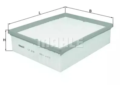 LX 819 KNECHT Воздушный фильтр LX 819 KNECHT Воздушный фильтр