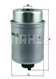 KC 381 KNECHT Топливный фильтр KC 381 KNECHT Топливный фильтр