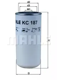 KC 187 KNECHT Топливный фильтр KC 187 KNECHT Топливный фильтр