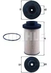 KX801D KNECHT Топливный фильтр KX801D KNECHT Топливный фильтр