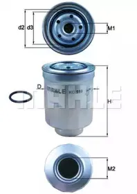 KC 510D KNECHT Топливный фильтр KC 510D KNECHT Топливный фильтр