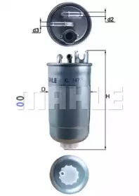 KL 147D KNECHT Топливный фильтр KL 147D KNECHT Топливный фильтр