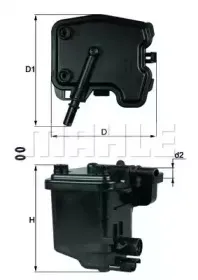KL 431D KNECHT Топливный фильтр KL 431D KNECHT Топливный фильтр