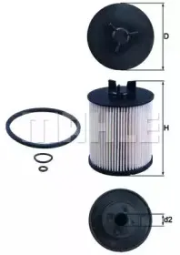 KX861D KNECHT Топливный фильтр KX861D KNECHT Топливный фильтр