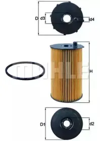OX2052D KNECHT Масляный фильтр OX2052D KNECHT Масляный фильтр