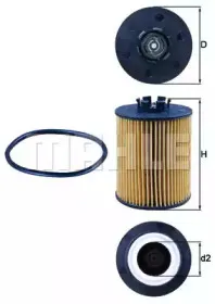 OX 173D KNECHT Масляный фильтр OX 173D KNECHT Масляный фильтр