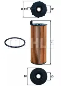 OX1961D KNECHT Масляный фильтр OX1961D KNECHT Масляный фильтр