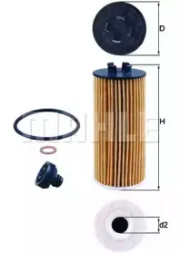 OX 815D KNECHT Масляный фильтр OX 815D KNECHT Масляный фильтр