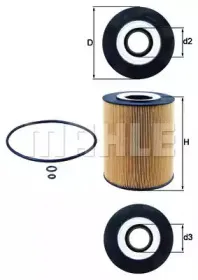 OX 146D KNECHT Масляный фильтр OX 146D KNECHT Масляный фильтр