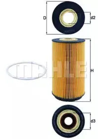 OX 557D KNECHT Масляный фильтр OX 557D KNECHT Масляный фильтр