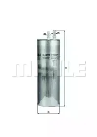 KL2292 KNECHT Топливный фильтр KL2292 KNECHT Топливный фильтр