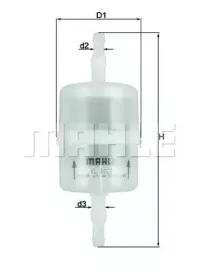 KL 1022 KNECHT Топливный фильтр KL 1022 KNECHT Топливный фильтр