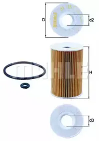 OX1351D KNECHT Масляный фильтр OX1351D KNECHT Масляный фильтр