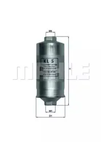 KL 5 KNECHT Топливный фильтр KL 5 KNECHT Топливный фильтр