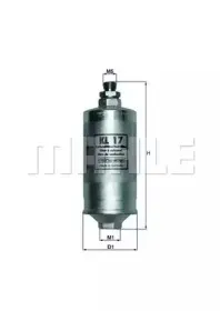 KL 17 KNECHT Топливный фильтр KL 17 KNECHT Топливный фильтр